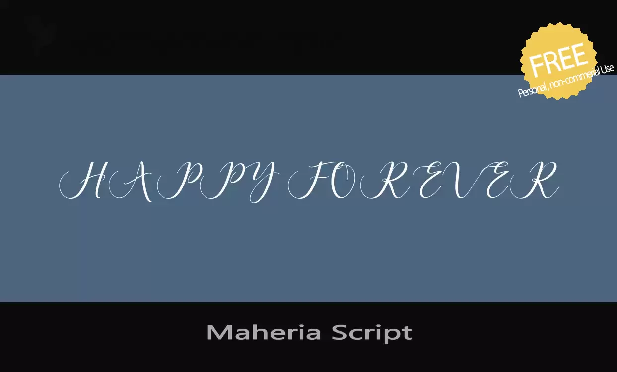 Sample of Maheria-Script