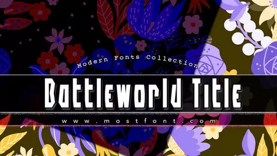 Typographic Design of Battleworld-Title