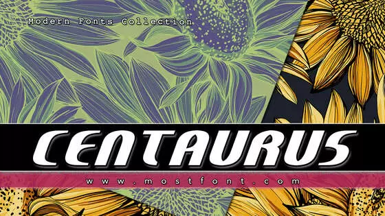 「Centaurus」字体排版样式