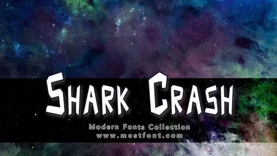 Typographic Design of Shark-Crash