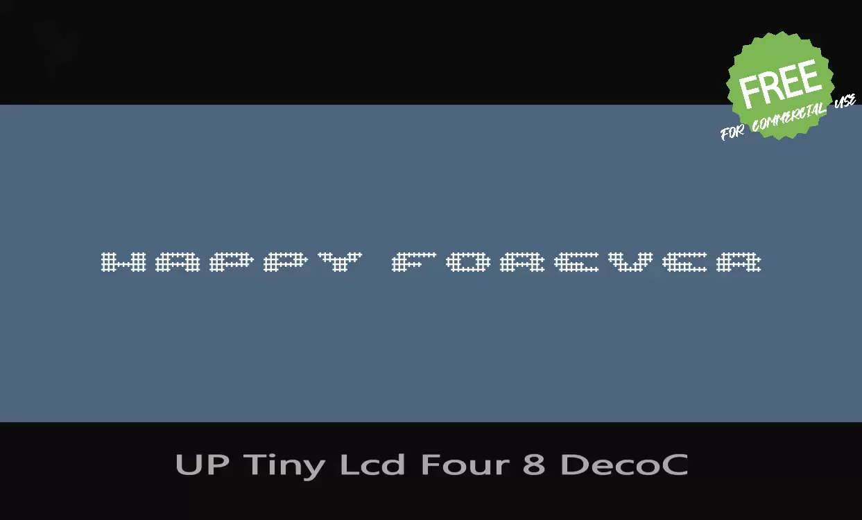 Sample of UP-Tiny-Lcd-Four-8-DecoC
