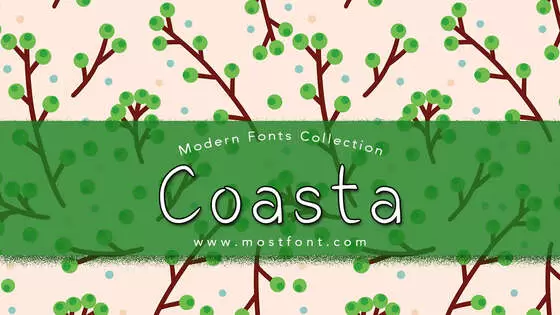 Typographic Design of Coasta