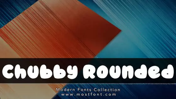 Typographic Design of Chubby-Rounded