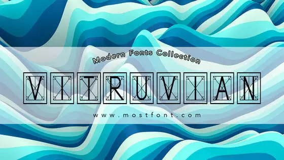 「Vitruvian」字体排版样式