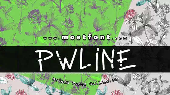 Typographic Design of PWLinefont
