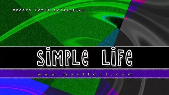 Typographic Design of SIMPLE-LIFE