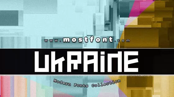 Typographic Design of Ukraine