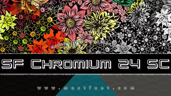 Typographic Design of SF-Chromium-24-SC