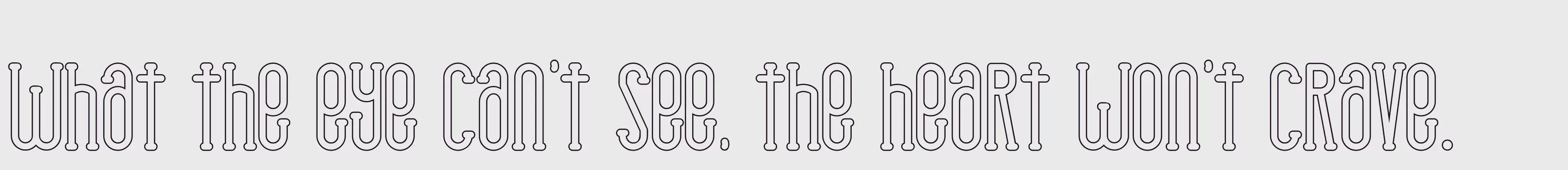 「serif outline」字体效果图