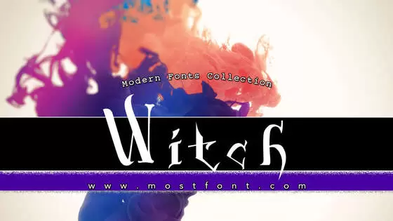 「Witch」字体排版图片