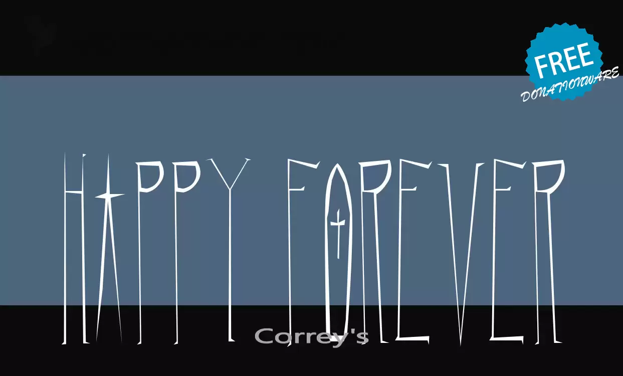 「Correy's」字体效果图