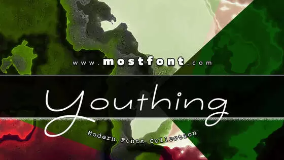 「Youthing-October-Fourteen」字体排版图片