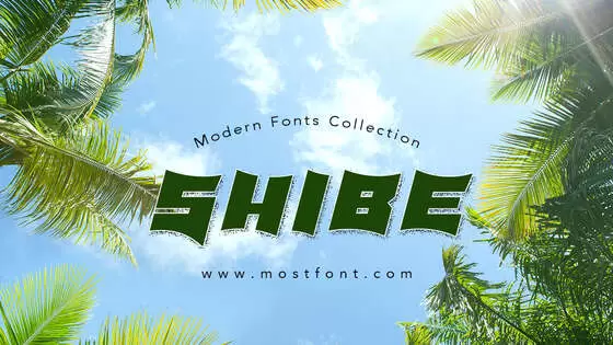 「Shibe」字体排版样式