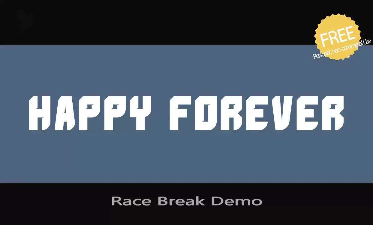 Sample of Race-Break-Demo
