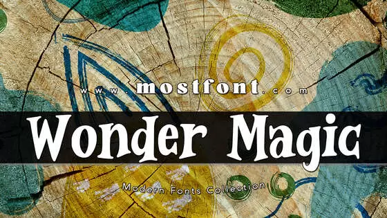 Typographic Design of Wonder-Magic-Free-Trial