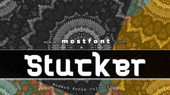 Typographic Design of Stucker-Bold-FREE