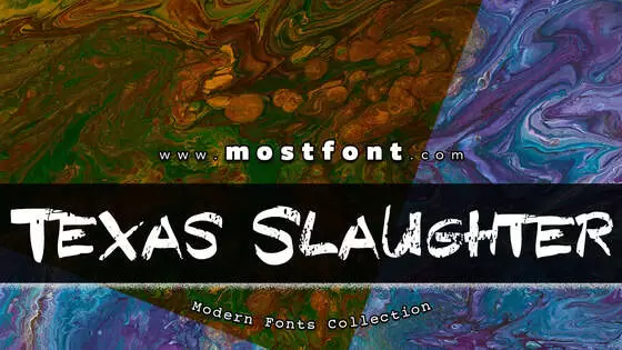 Typographic Design of Texas-Slaughter