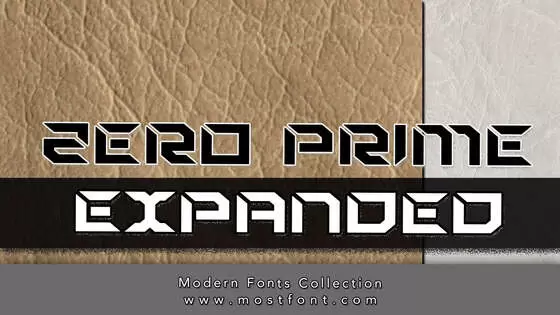 「Zero-Prime-Expanded」字体排版样式