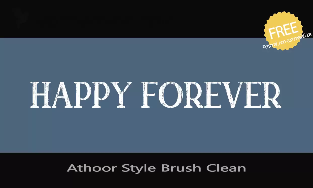 Sample of Athoor-Style-Brush-Clean