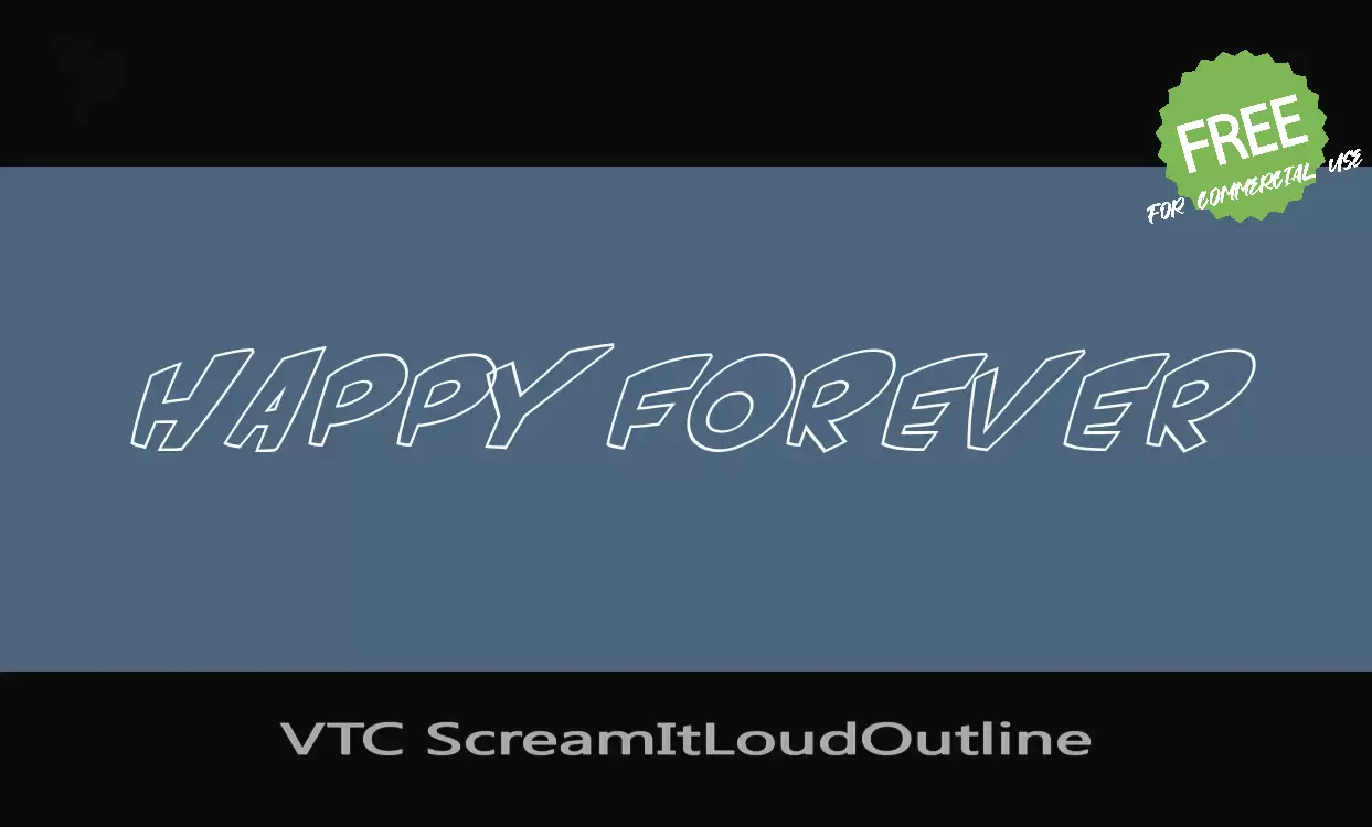 Sample of VTC-ScreamItLoudOutline