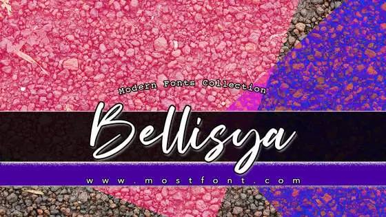 Typographic Design of Bellisya