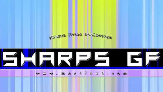 「Sharps-GF」字体排版样式
