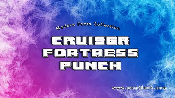 Typographic Design of Cruiser-Fortress-Punch