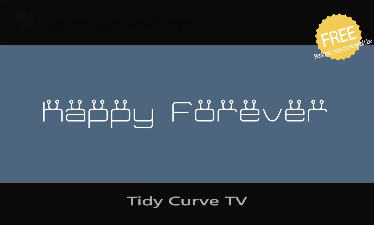 Sample of Tidy-Curve-TV