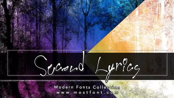 Typographic Design of Second-Lyrics