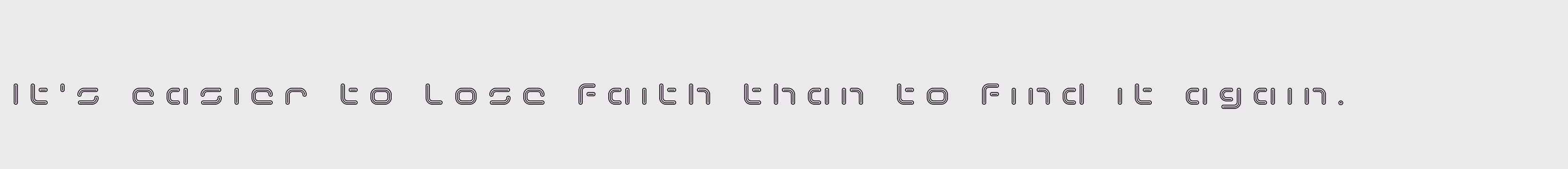 「RegCcc」字体效果图