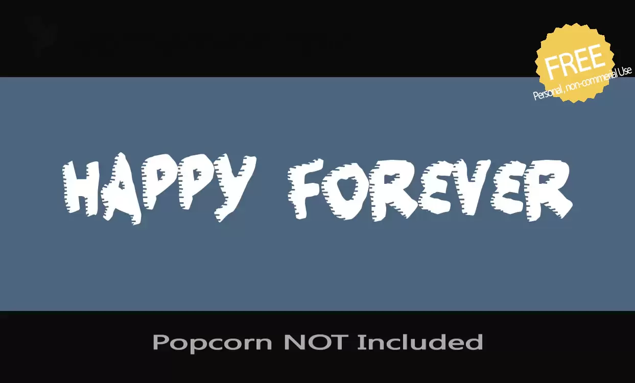 Sample of Popcorn-NOT-Included