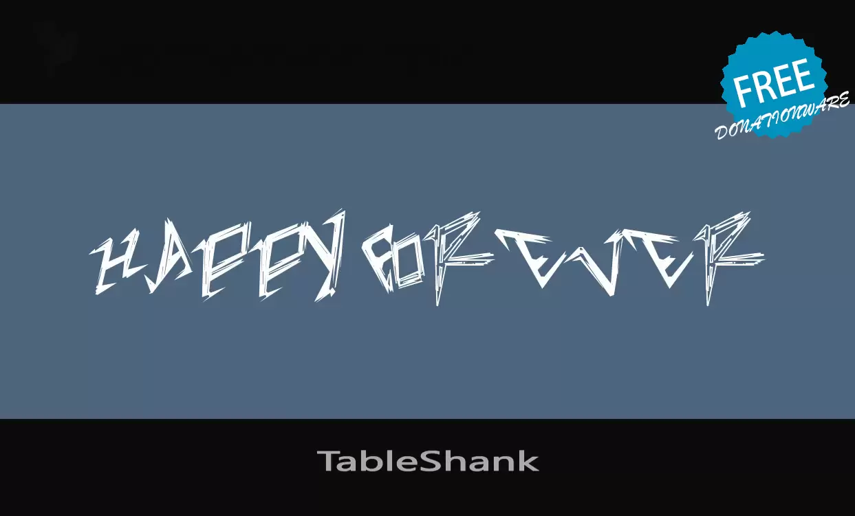 Sample of TableShank