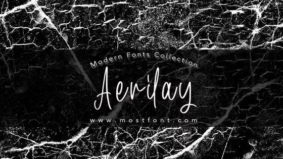 Typographic Design of Aerilay