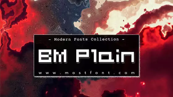 Typographic Design of BM-Plain