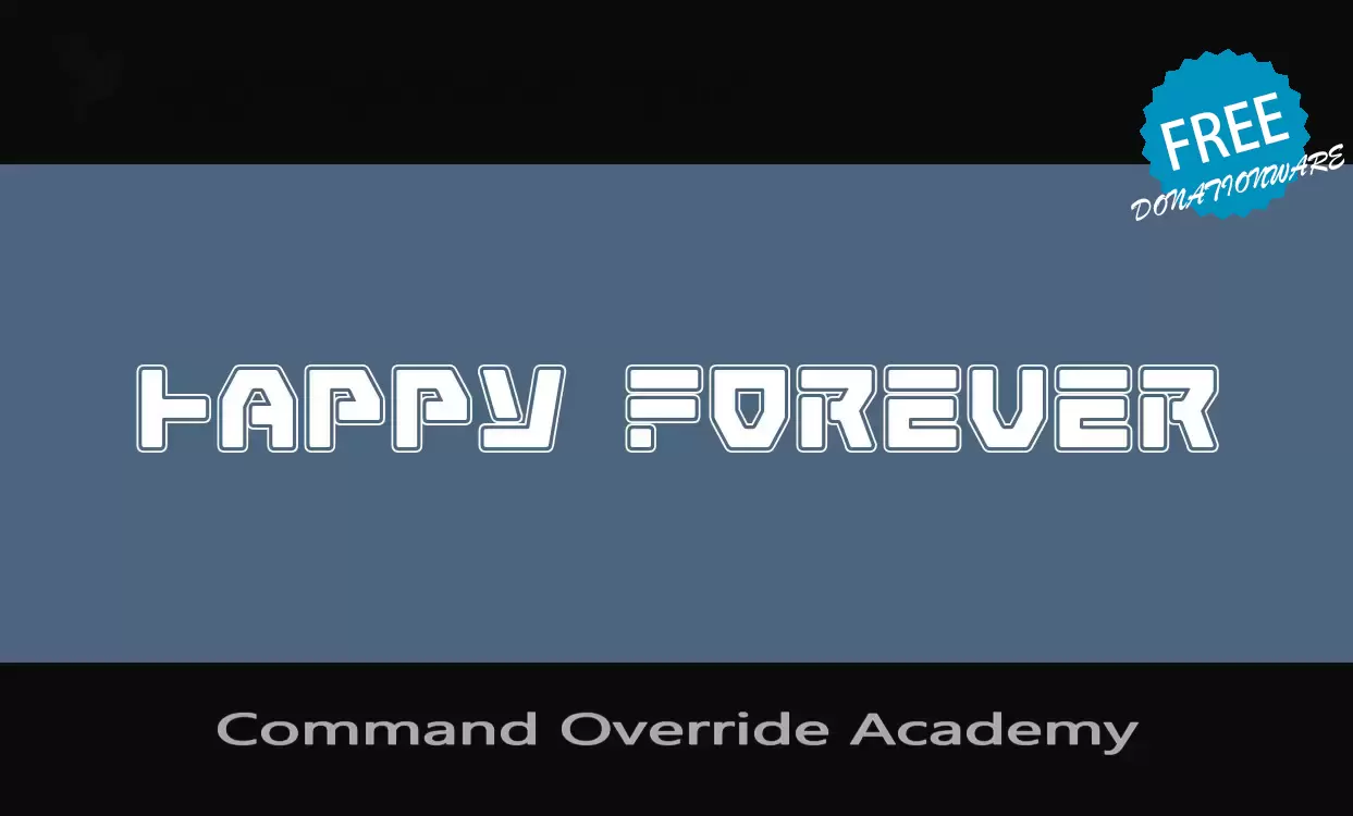 Sample of Command-Override-Academy
