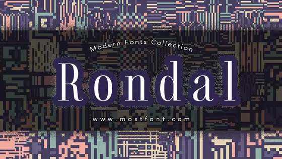 「Rondal」字体排版图片