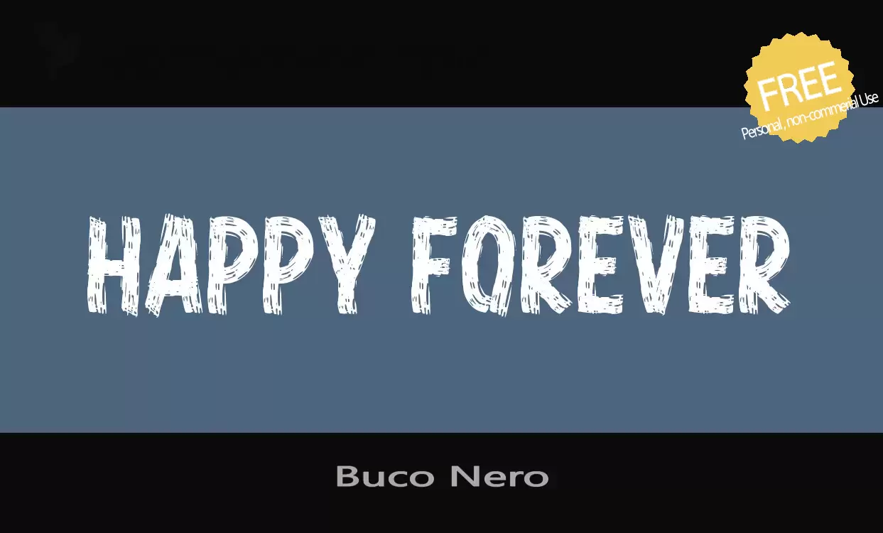 Sample of Buco-Nero