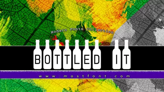 「Bottled-It」字体排版图片