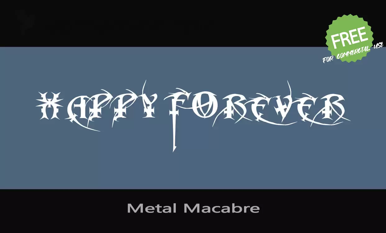 Sample of Metal-Macabre