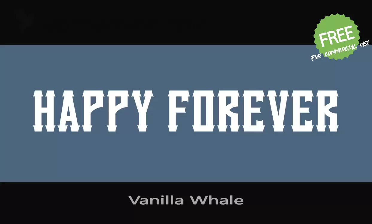 Sample of Vanilla-Whale