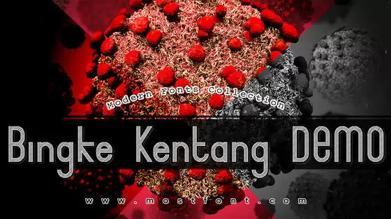 Typographic Design of Bingke-Kentang-DEMO