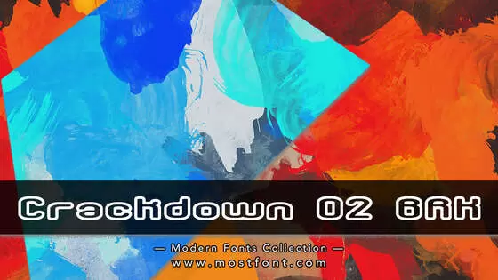 「Crackdown-O2-BRK」字体排版样式