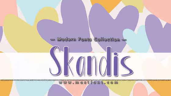 Typographic Design of Skandis
