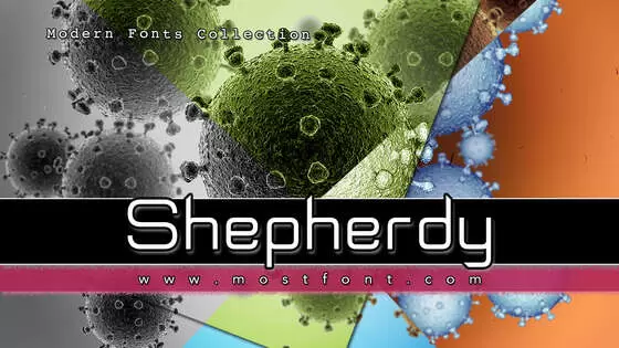 「Shepherdy」字体排版图片