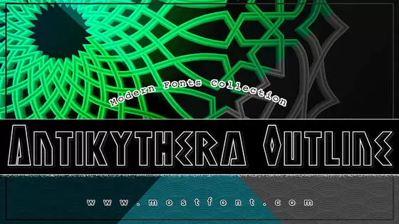 Typographic Design of Antikythera-Outline