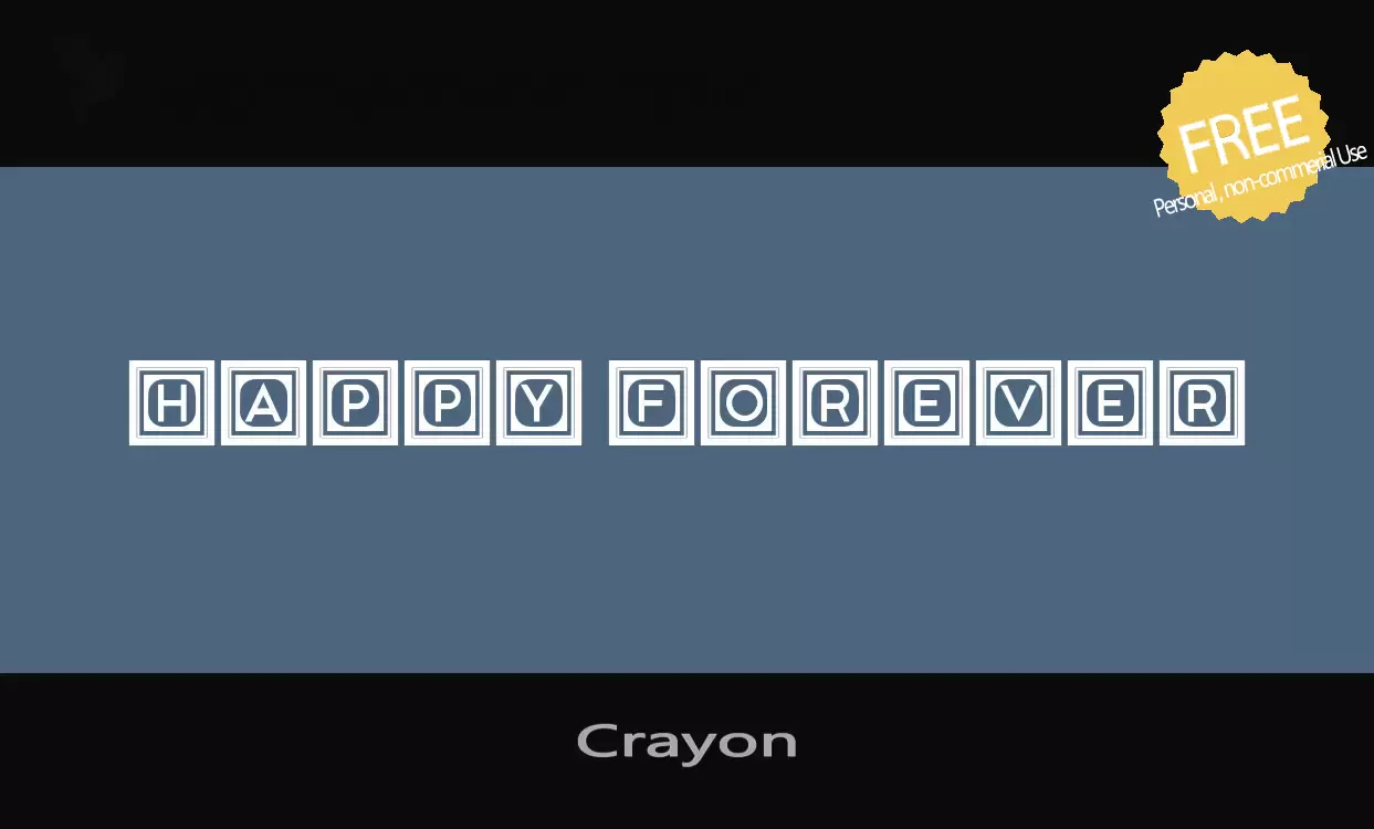 Sample of Crayon
