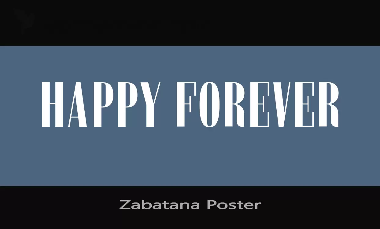 Sample of Zabatana-Poster