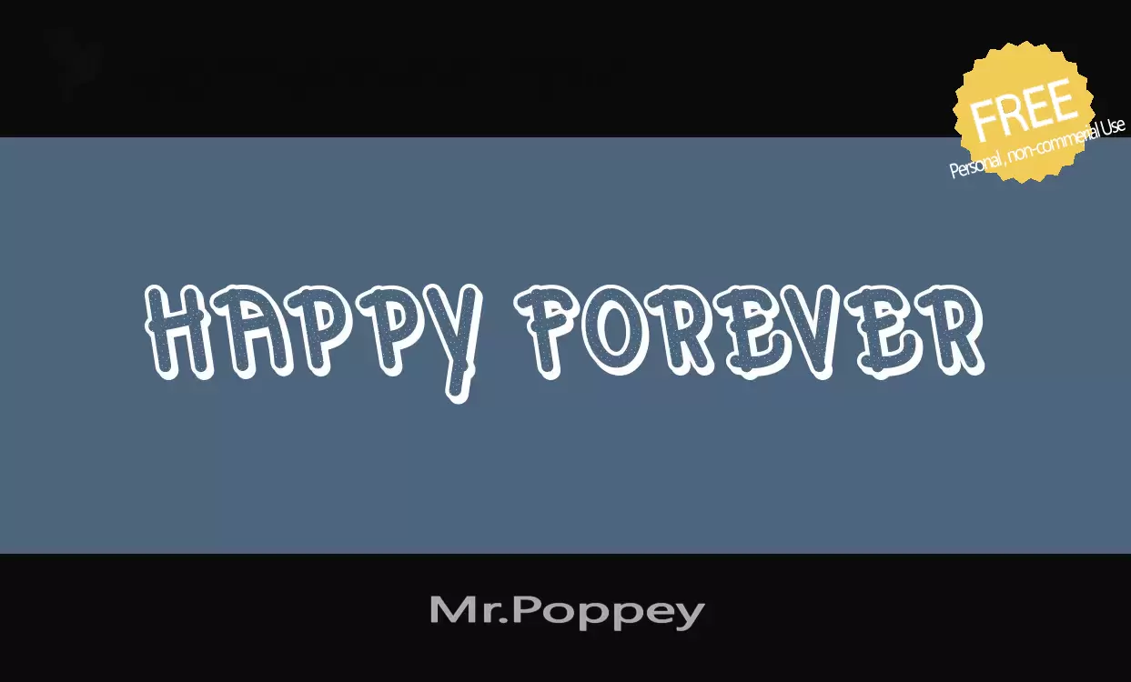 Sample of Mr.Poppey