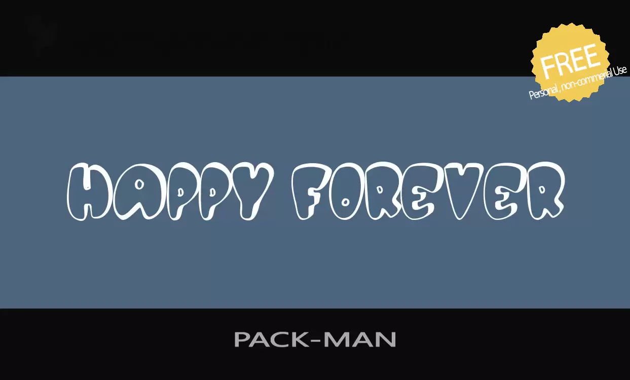 Sample of PACK-MAN