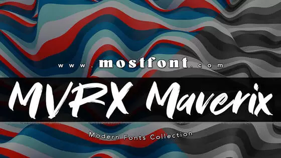 「MVRX-Maverix-Free」字体排版图片